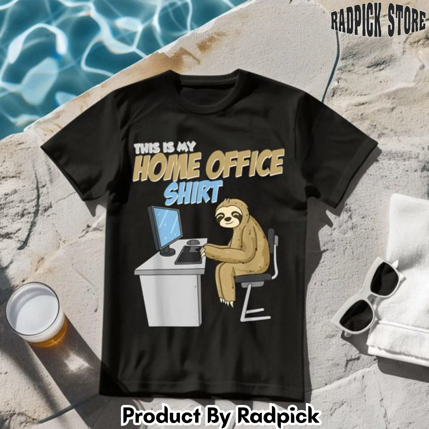 Mein home office sloth tshirt rp2642837